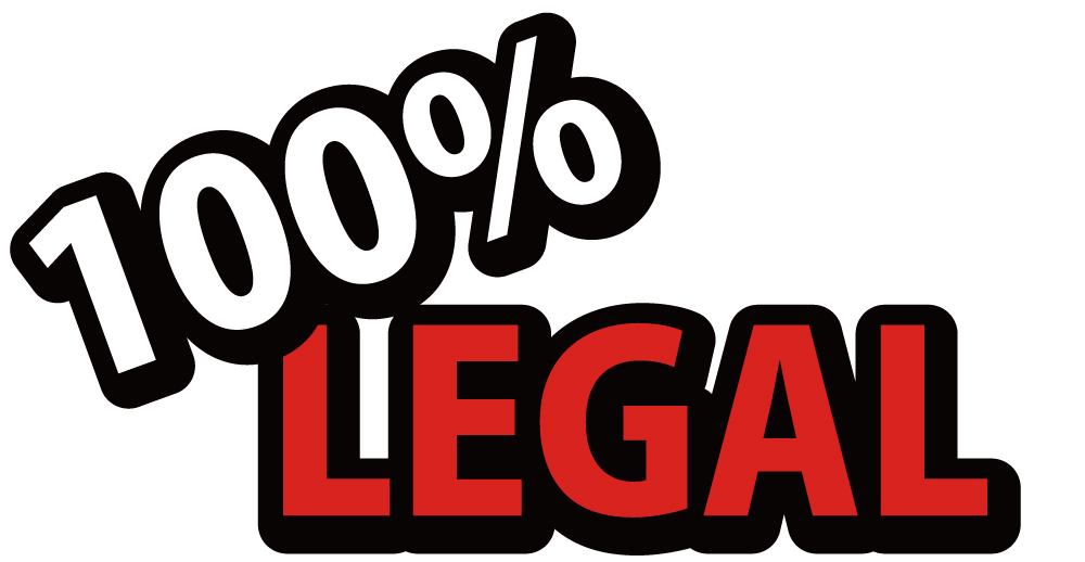 100％legal