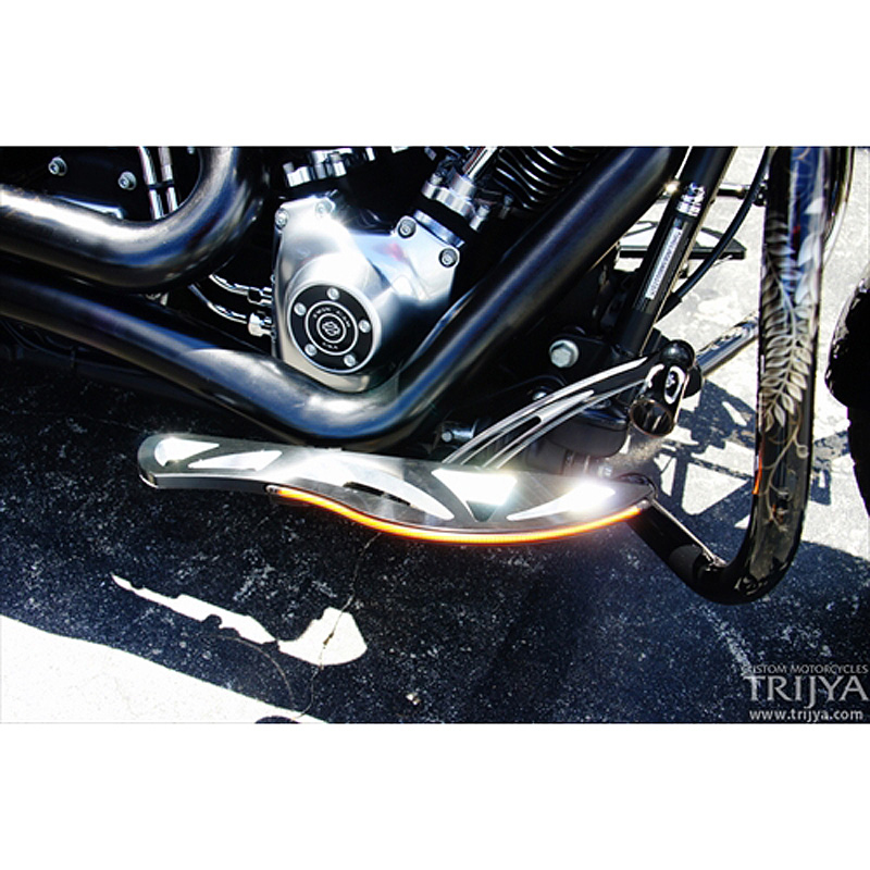 トライジャ シフトペグ Knight ブラック ロング / ハーレー スポーツスター ダイナ ソフテイル