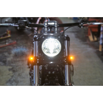 ヘッドライトハウジング  5-3/4”（砲弾型スタンダード）マウントセット / ポリッシュ